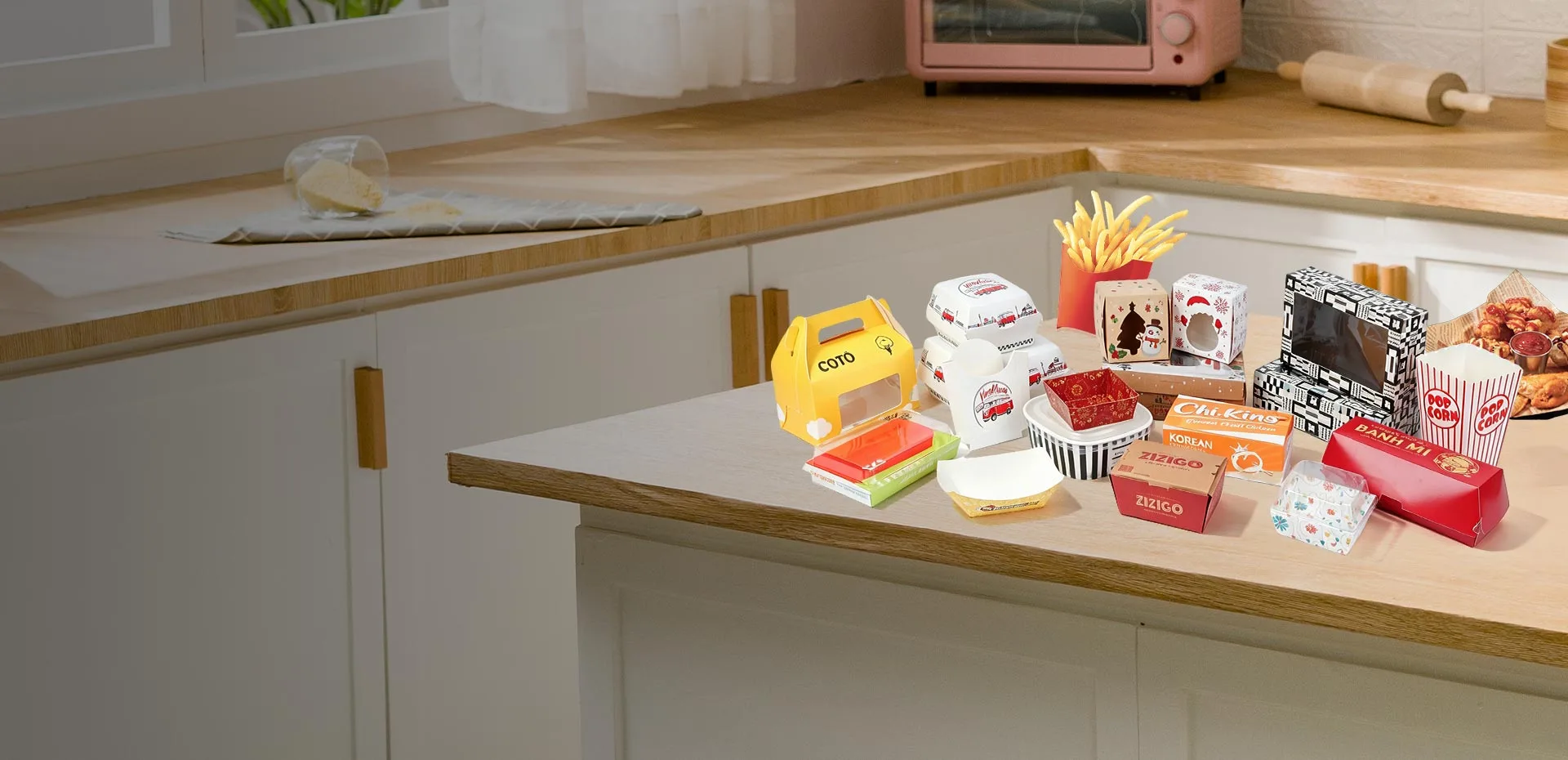Fornecedor de caixas de papel para alimentos