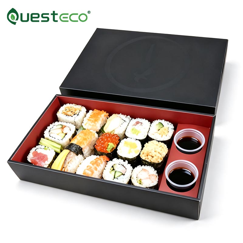 Caixa de papel Bento para padaria