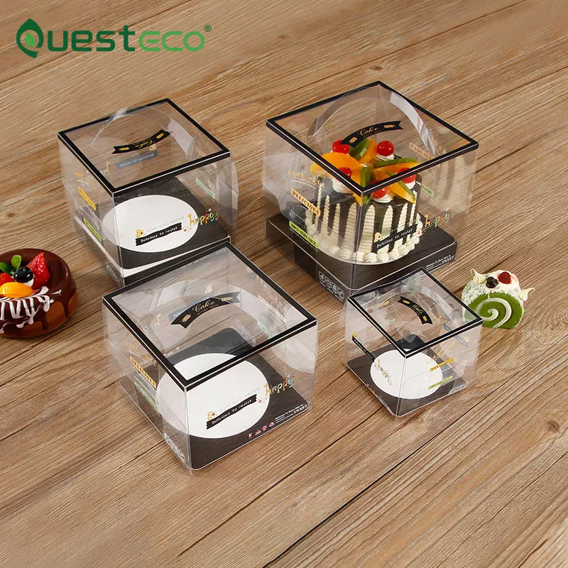Caixa de plástico para alimentos em cubo