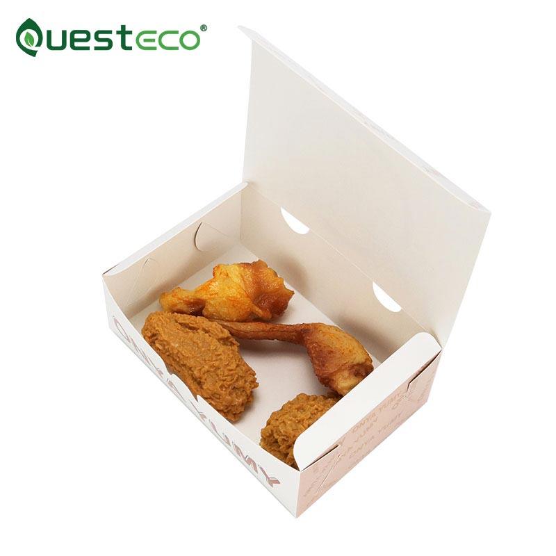 Recipiente de papel para frango frito
