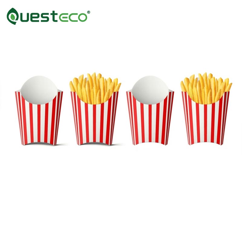 Caixa para batatas fritas à prova de gordura