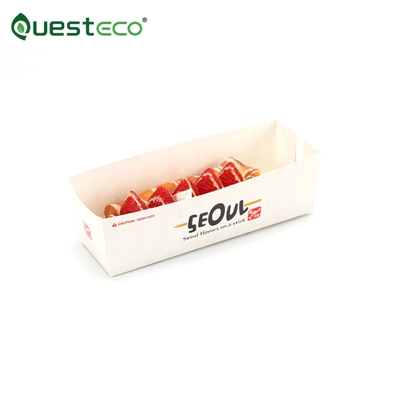 Caixa de papel para cachorro-quente coreano