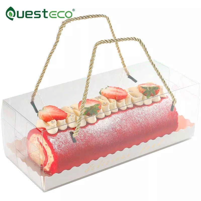 Caixa de plástico para pastelaria Macaron