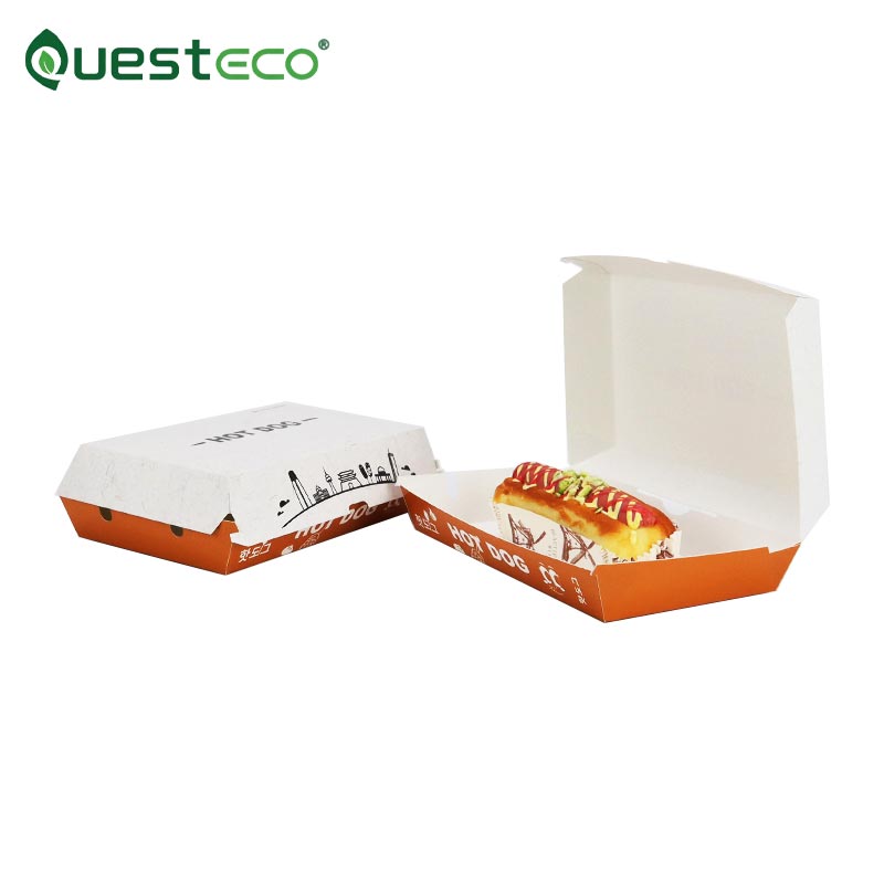 Caixa de papel para cachorro-quente